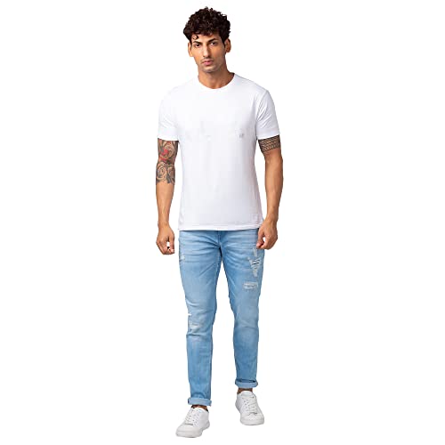 Image of Spykar Men's Slim Fit Low-Rise Jeans