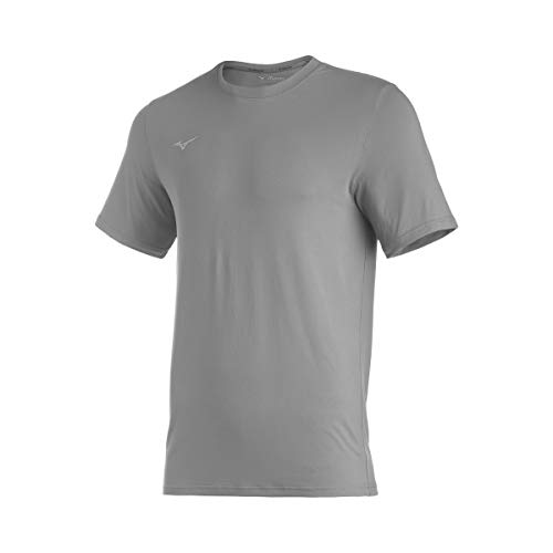 Mizuno Youth Comp t-shirt col rond de baseball gris taille L junior