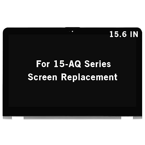 Image of 15.6 inch Replacement 856811-001 for HP Envy x360 15-AQ 15-AQ267CL 15-AQ173CL 15-AQ273CL M6-AR004DX M6-AQ003DX M6-AQ005DX M6-AQ103DX M6-AQ105DX M6-AQ FHD LCD Display Touch Screen Assembly Bezel with Board