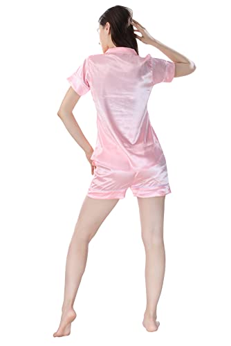 Image of PIU Women's Satin Nightsuit Shorts Set