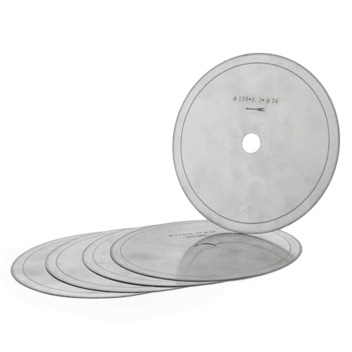 ChilternCasa 150mmダイヤモンド砥石ソーブレード 石材切断用ソーブレード ブレード厚さ0.3mm 岩石トリミング用宝飾工具 石材切断セット 5枚入り