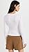Vince Womens Ribbed V Neck Cardigan Sweater, Optic White, Large US
