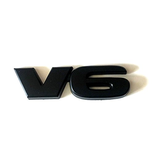 Black V6 Trunk Back Decal Emblem Sticker Badge For TACOMA