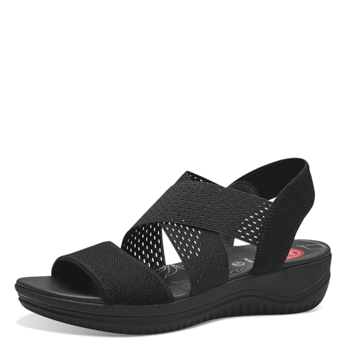 Jana Coshy Balance – Die Hallux-freundliche Sandale 8-28768-42 schwarz H-Weite