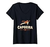 Photo Gallery donna capoeira !00% brasile maglietta con collo a v Photo Gallery donna capoeira !00% brasile maglietta con collo a v