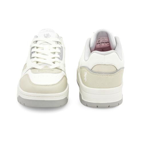 Image of Red Tape Women's Sneakers White Beige Mesh Pu Round Toe Lace-Up