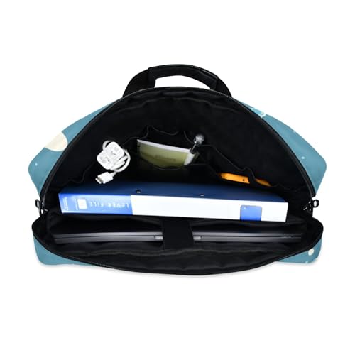 Funda maletín para laptop con correa, 13-15.6 pulg miniatura 6