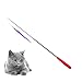 BESPORTBLE Pet Interactive Cat Teaser Fishing Rod Elastic Cat Stick Toy Random Color for Engaging Play and Healthy Activity