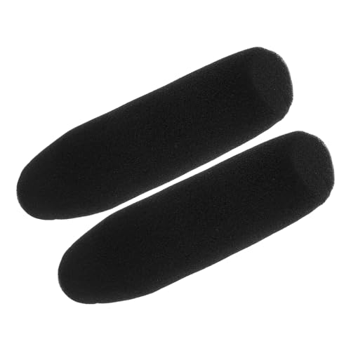 JOINPAYA 2 Coperture Antivento per Microfono da Intervista in Spugna ad Alta Densità, Protezione Antirumore e Antipolvere per Microfoni Videocamera, per Registrazioni All'aperto e Uso Professionale