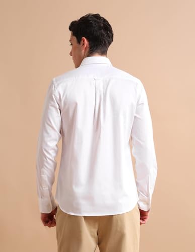 Image of U.S. Polo ASSN. Tailored Fit Formal Shirts for Men - 100% Cotton, Full Sleeve Mens Casual Shirts
