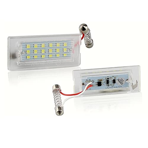 Luz para matrícula de remolque y BMW E53 X5 E83 X3 plafón LED blanco homologado 12V 18SMD