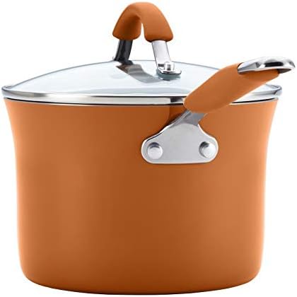Pemberly Row 12 Piece Cookware Set in Pumpkin Orange