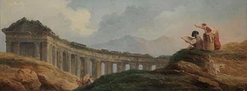 Tableau Toile de Hubert Robert avec impression haute définition 60x90cm