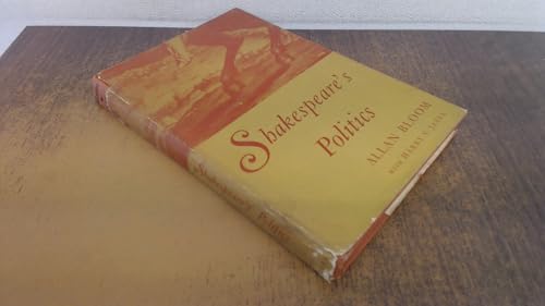 Shakespeare's Politics 0465077625 Book Cover
