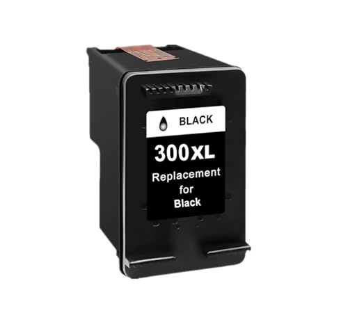 Cartucho de Tinta Compatible 300XL, Compatible con HP 300 for HP300 XL Deskjet F4280 F4580 D2560 D2660 D5560 Envy 100 110 120 Photosmart C4680(Black)