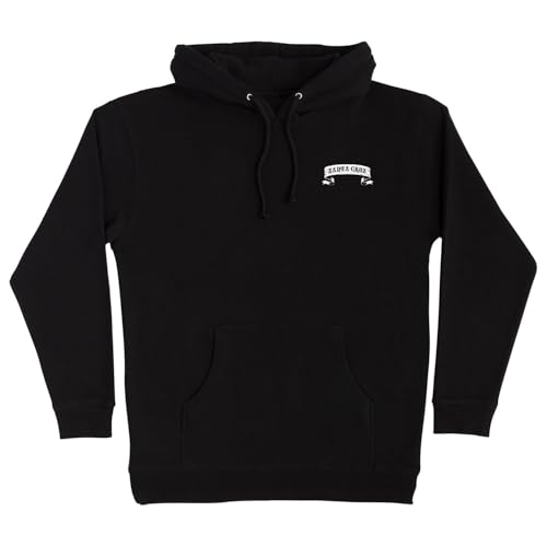 SANTA CRUZ Guzman Dining Dot P/O Hooded Heavyweight Sweatshirt Black Med Mens2