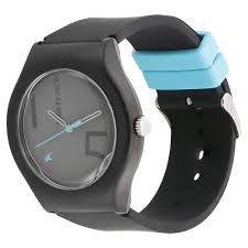 Image of Fastrack Quartz Analog Black Dial Silicone Strap Watch for Unisex-NS9915PP56