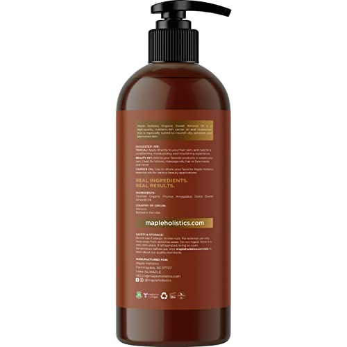 USDA-Organic-Sweet-Almond-Oil-Pure-Cold-Pressed-Organic-Almond-Oil-for-Skin-Hair-and-Nails-Moisturizing-Organic-Body-Oil-for-Women-and-Men-plus-Carrier-Oil-for-Essential-Oils-Mixing-16oz
