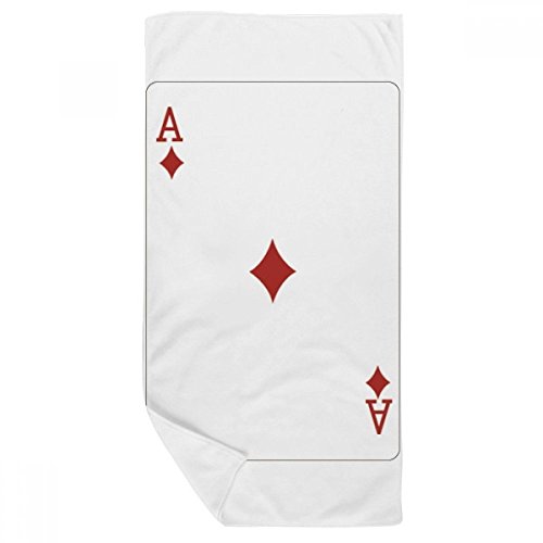 Serviette de bain motif carreau as de diamant douce multicolor 35x70cm - 2