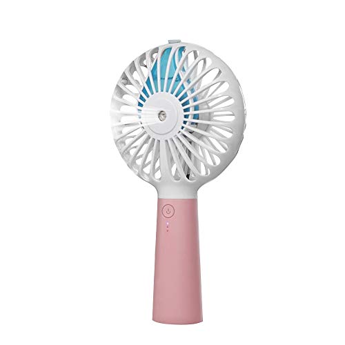 ohderii Handheld Fan - Mini Misting Fan Portable Battery Operated Electric USB Fan