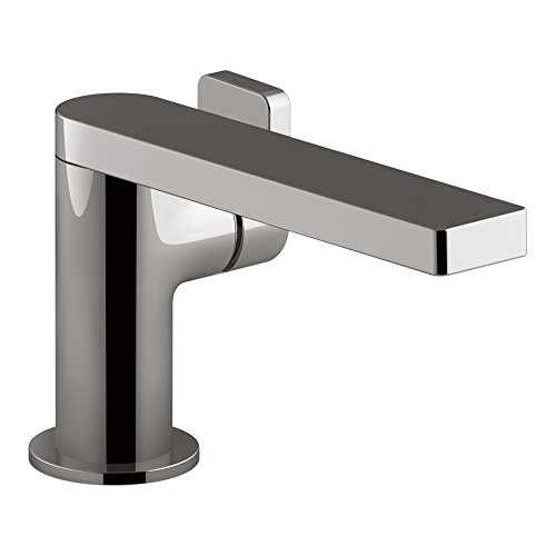 KOHLER Composed K-73167-4-TT Single Handle Single Hole Bathroom Sink Faucet with Metal Drain Assembly in Titanium