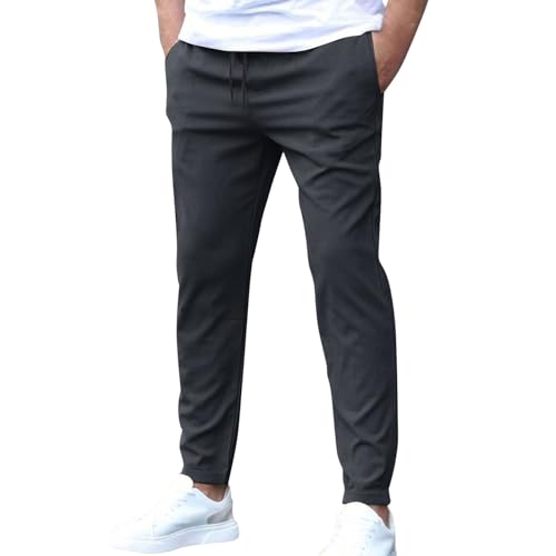 SOOUICKER Sommerhose Herren Leicht Stretch Chino Hose Regular Fit mit Gummibund Stoffhose Sommer Elegant Freizeithose Chino Modern Anzughose Casual mit Gummizug SOOUICKER Sommerhose Herren Leicht Stretch Chino Hose Regular Fit mit Gummibund Stoffhose Sommer Elegant Freizeithose Chino Modern Anzughose Casual mit Gummizug