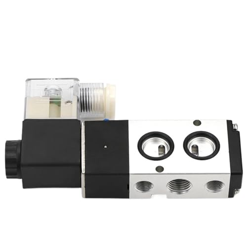 HJCMOONB Plate Solenoid Valve 4M210-08 310-10 Cylinder Control Valve 220V Two-Position Five-Way Valve 24v Electronic Valve(4M210-06)