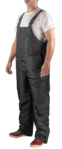 Image of TINGLEY Cold Gear Men's Overalls Outerwear with Adjustable Suspender Straps, Water Repellent, O28223C /Type O or O28243