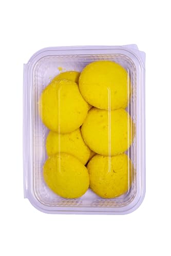 Image of MOM'S BAKERY Crunchy Lemon Cookies 200 gm-Soft, Chewy & Freshly Baked Snack Treats | Lemon flavor cookies, T45 Flour, Butter, Sugar, Vanilla Essence | Healthy & High Fiber for Cravings for Tea Time