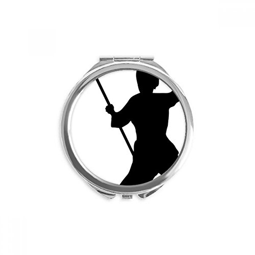 Espejo de bolsillo de Shaolin Kung Fu para retocarte en cualquier lugar