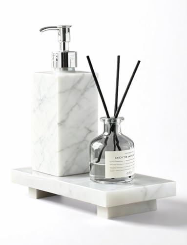 Marble Tray for Bathroom, Marble Riser for Kitchen Counter 8