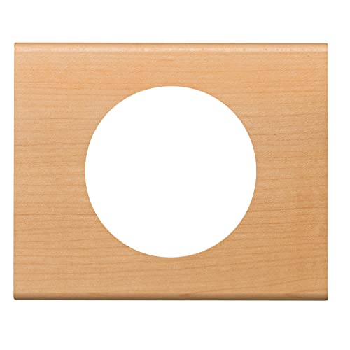 Plaque Céliane Legrand bois érable 1 poste support finition prise interrupteur - 3