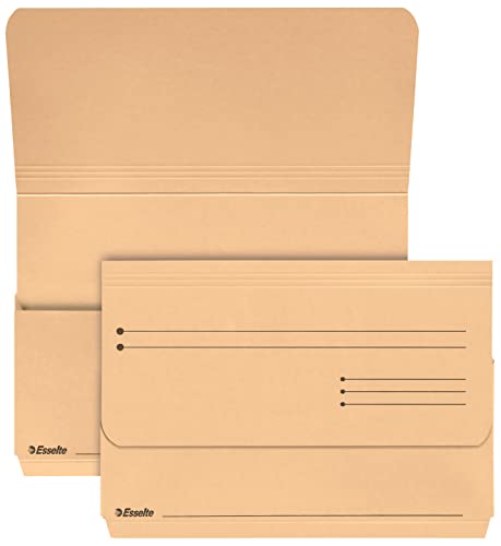 Esselte Portadocumentos A4+, Pack de 1, Capacidad 200 Hojas, Archivadores Ampliables, Carpetas Ecológicas Fabricadas con Tarjeta 100% Reciclada, Organizador de Papeles de Gran Tamaño, Beige, 15840 Esselte Portadocumentos A4+, Pack de 1, Capacidad 200 Hojas, Archivadores Ampliables, Carpetas Ecológicas Fabricadas con Tarjeta 100% Reciclada, Organizador de Papeles de Gran Tamaño, Beige, 15840