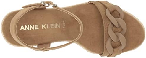 Anne Klein Women's Marina Wedge Sandal, Beige, 11 | Image 4