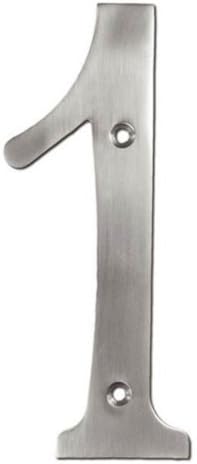 Deltana RN6-1 Solid Brass 6-Inch House Number 1 Board by Deltana