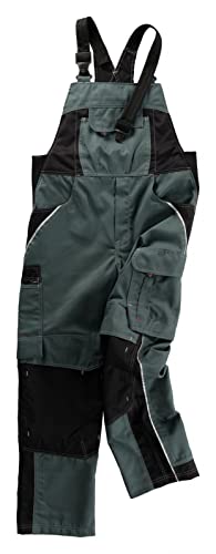 beb Arbeits-Latzhose INFLAME - spruce green/schwarz - Größe: 110