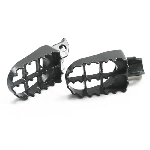 Repose-pieds en acier gris moto Suzuki DR250 DR350 DR650 pieds stables