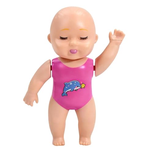Muñeca de baño,Muñeca linda impermeable de cuerda | Lindos juguetes de bañera - para niños niñas baño bañera piscina agua interior casa casa