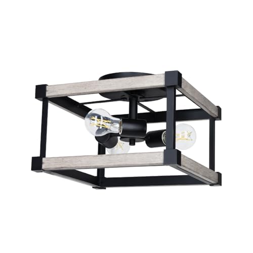 Sylvania 13" Semi-Flush Mount Light Fixture with Night Light with 90 LMS