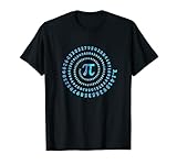 Pi, Spirale, Symbol, Mathe, Unendlichkeit, Irrationale Zahl T-Shirt