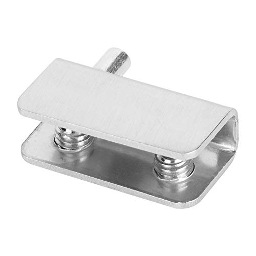 Glass Clamp/Holder, Stainless Steel Glass Clamp, Non Slip Sturdy Bracket Clips, Glass Cabinet Door, for Home Hardware Accessories, Hardwareclampvise