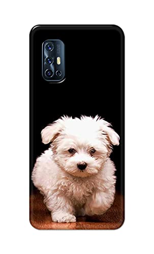Image of PRINTFIDAA� Printed Hard Back Cover Case for Vivo V17 Back Cover (Puppy Dog) -2808