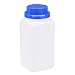 uxcell Plastic Lab Chemical Reagent Bottle 1000ml/34oz Wide Mouth Sample Sealing Liquid Storage Container Blue