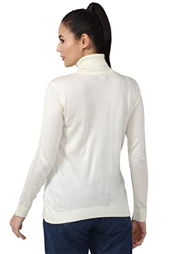 Image of Van Heusen Women's Acrylic Turtle Neck Sweater