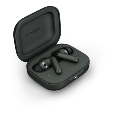 Image of Motorola Moto Buds+ Bluetooth Headphones Gray (Forest Grey)