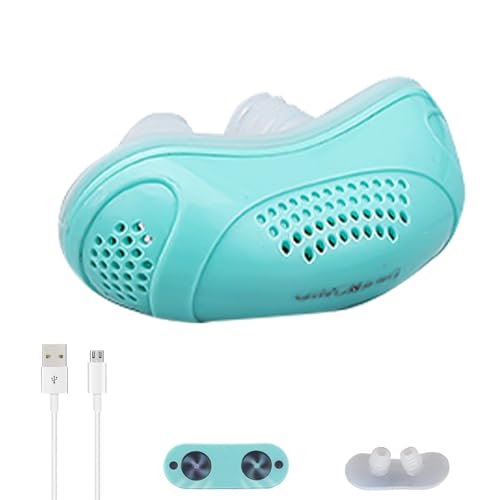 Zoriva いびき防止グッズ 鼻クリップ 電動 150mAh USB充電 ノーズクリップ 鼻腔拡張 (グリーン)