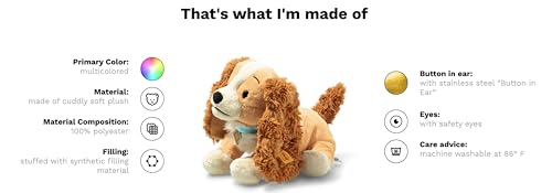 Steiff 024610 Hund Susi 24cm bunt Disney, Plüsch Multicolor