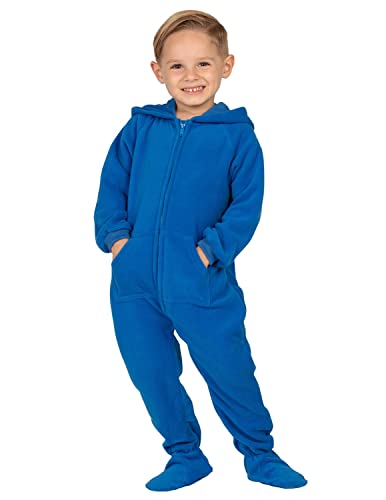Footed Pajamas - Winter Wonderland Infant Hoodie Fleece One Piece2