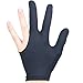 RNXRZANK 3X 2 Pieces Billiard Gloves Single Pack Anti Slip Sporting Goods Three Fingers