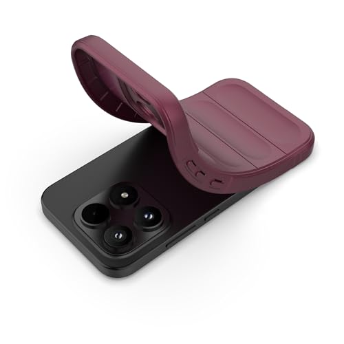 Image of for Xiaomi 17 Case Anti-Drop Soft TPU Rugged Phone Back Cover - Wine Red
